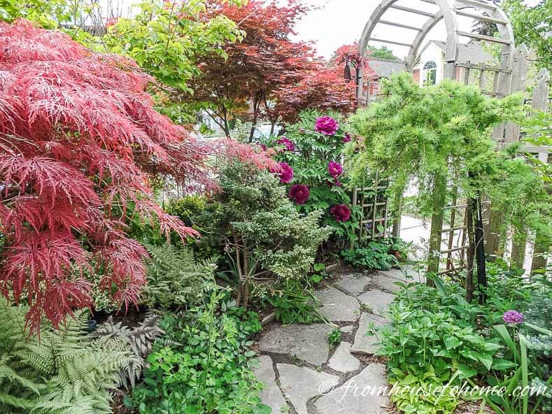 Layers of bushes look good and are easy to maintain | 10 Tips For Creating A Low Maintenance Garden