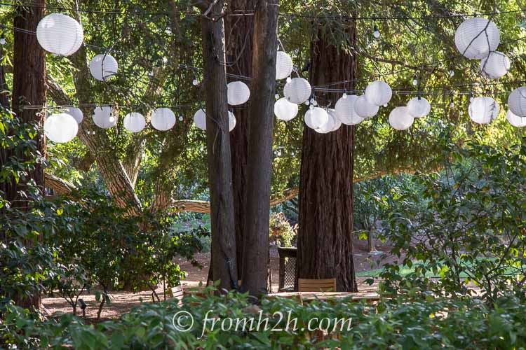 Lighted paper lanterns are great for party lighting | 10 Beautiful Ways To Light Your Garden