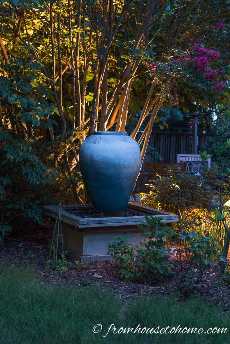 Lighting behind an object can make it stand out | How To Design And Install Landscape Lighting