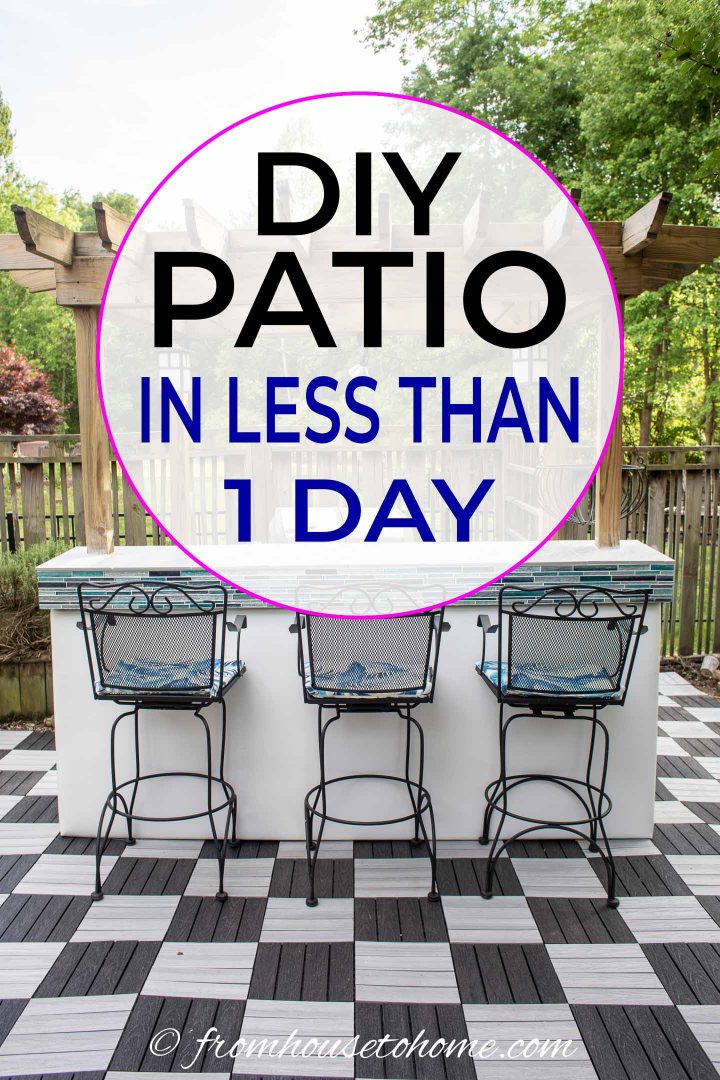 How To Install Deck Tiles For A Quick, How To Install Patio Tiles Over Grass
