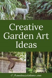 Creative garden art ideas