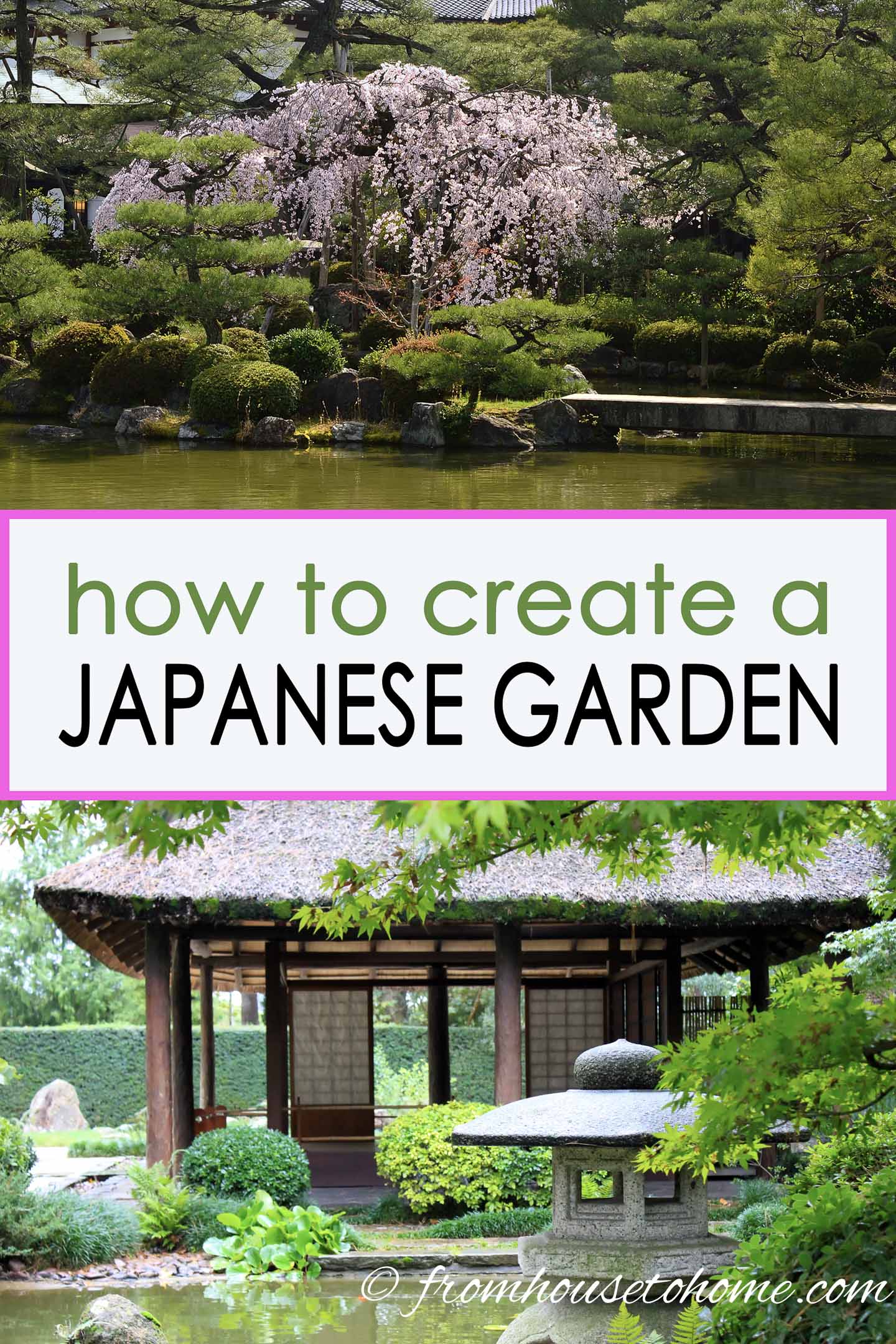 how to make a Japanese zen garden