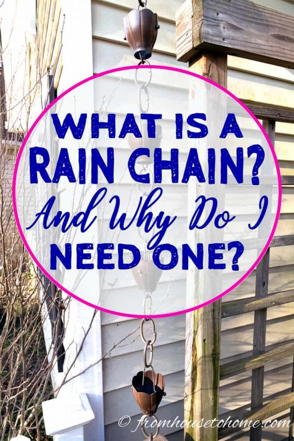 The What, Why, Where and How of Rain Chains