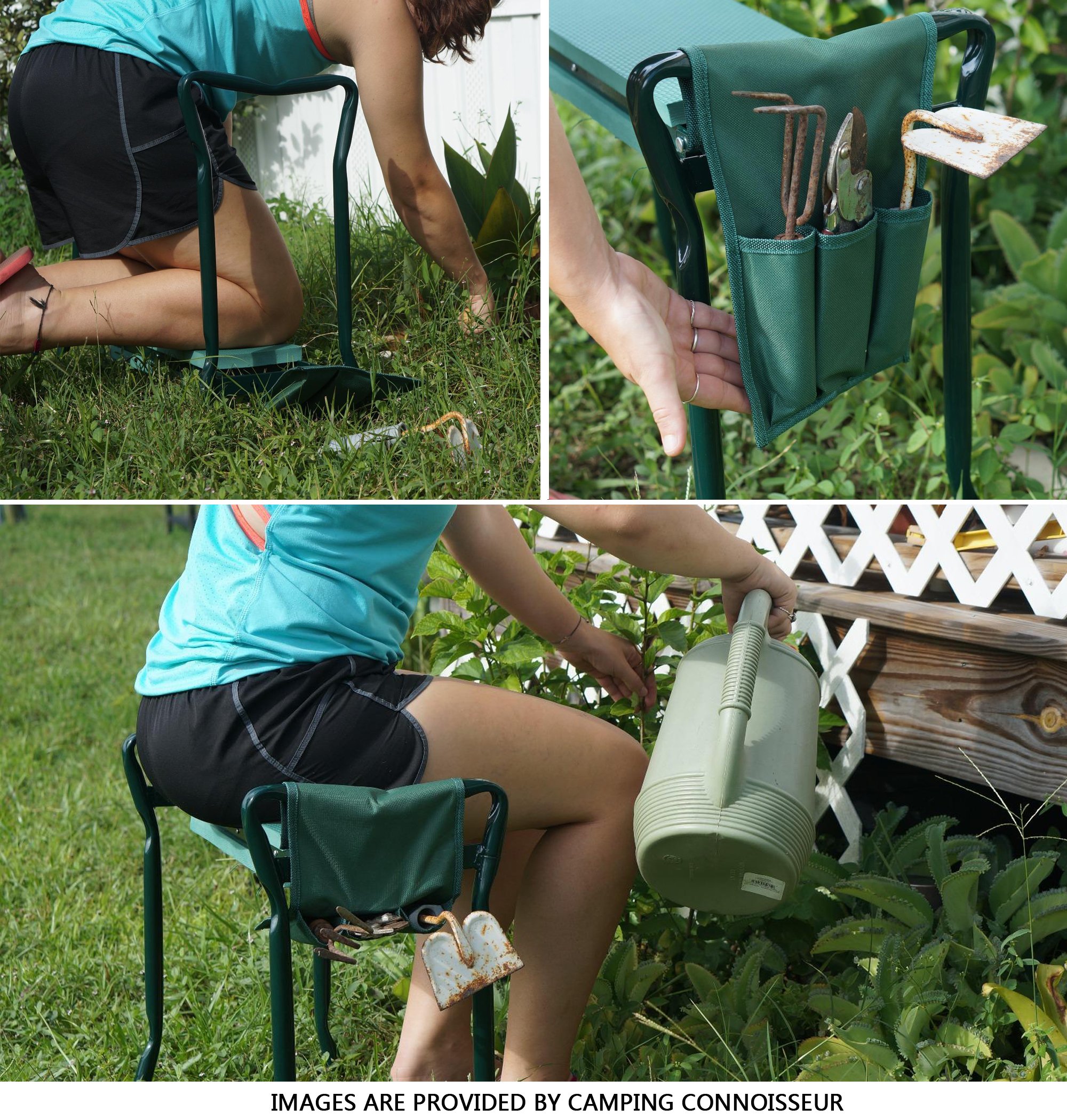 the many uses of a portable garden seat