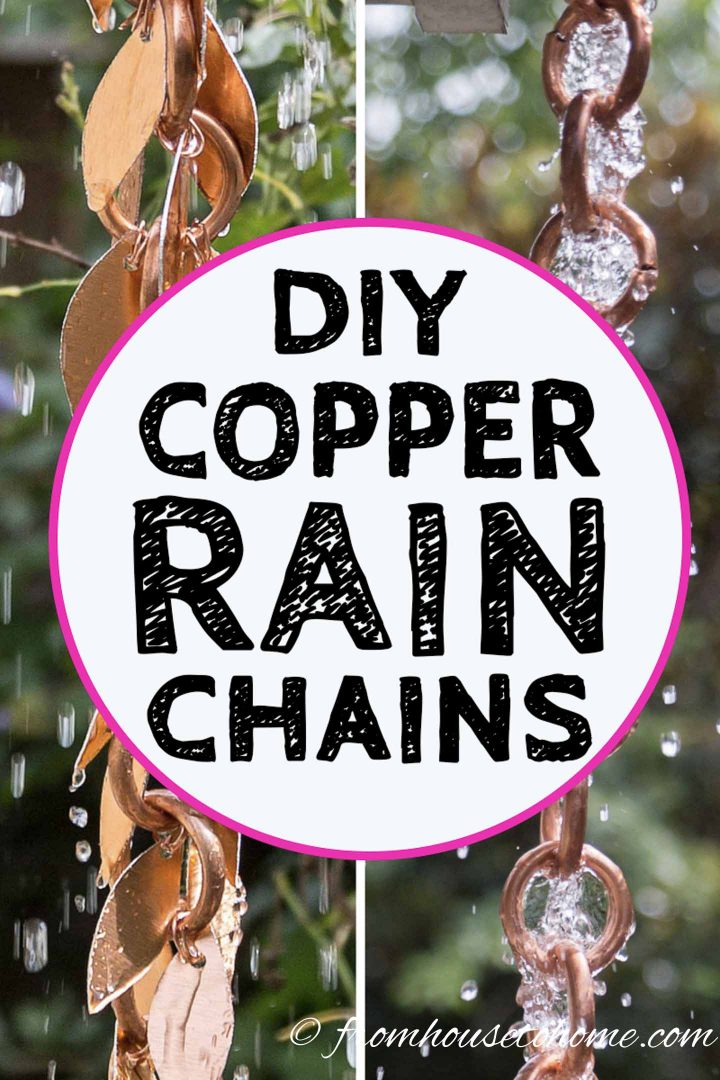 DIY Copper rain chains