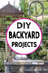 DIY backyard projects