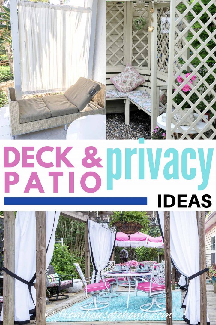 Deck and patio privacy ideas