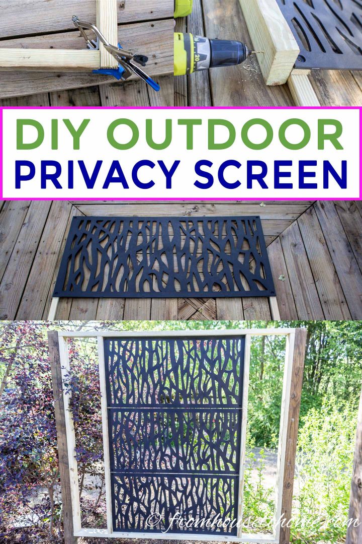 Diy Outdoor Privacy Screen How To, Outdoor Privacy Wall Diy