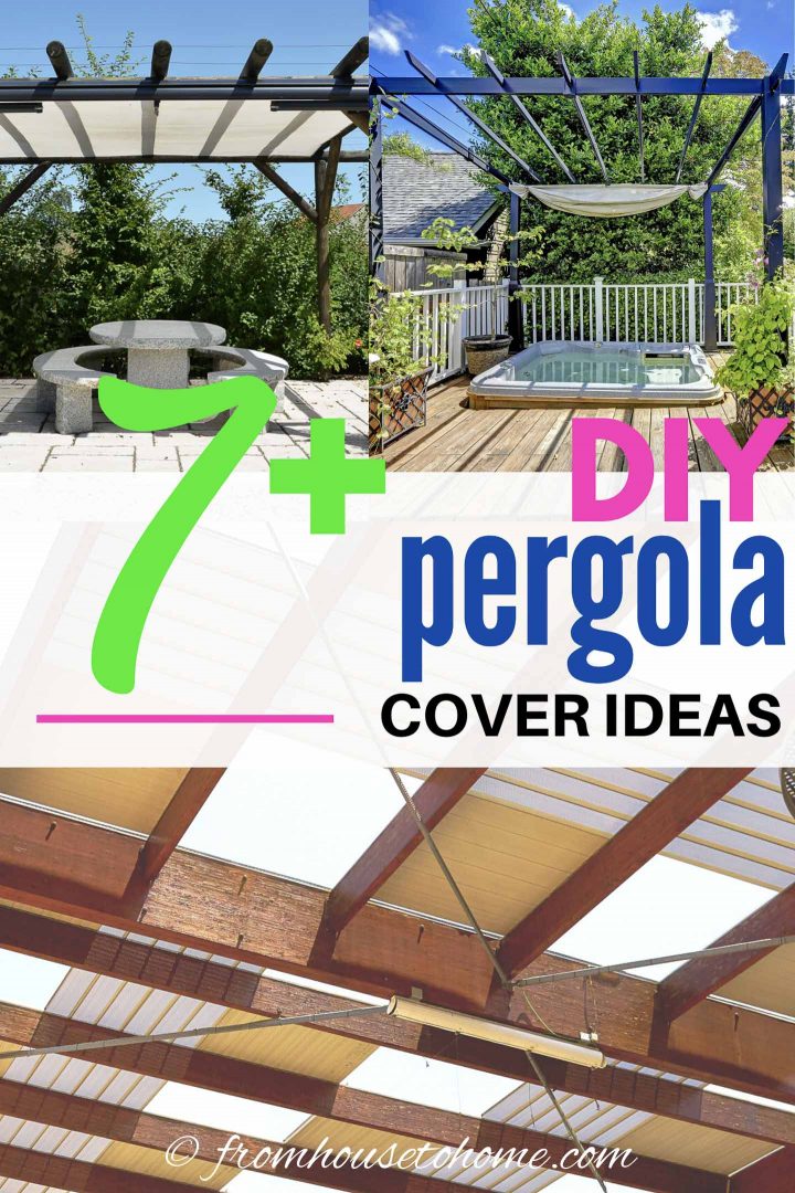 7+ DIY pergola cover ideas