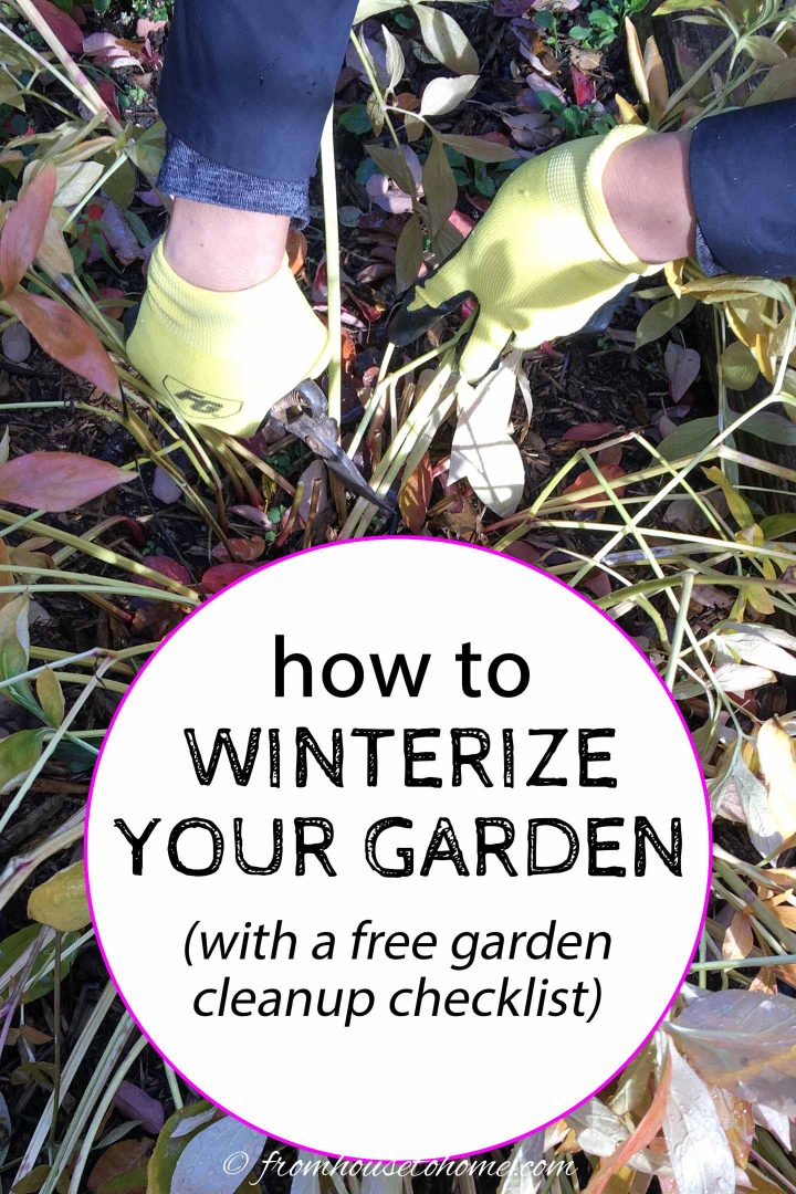 How To Winterize Your Garden (With a Fall Garden Cleanup Checklist)