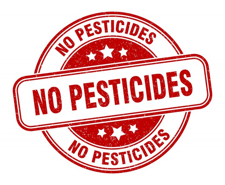 No Pesticides sign