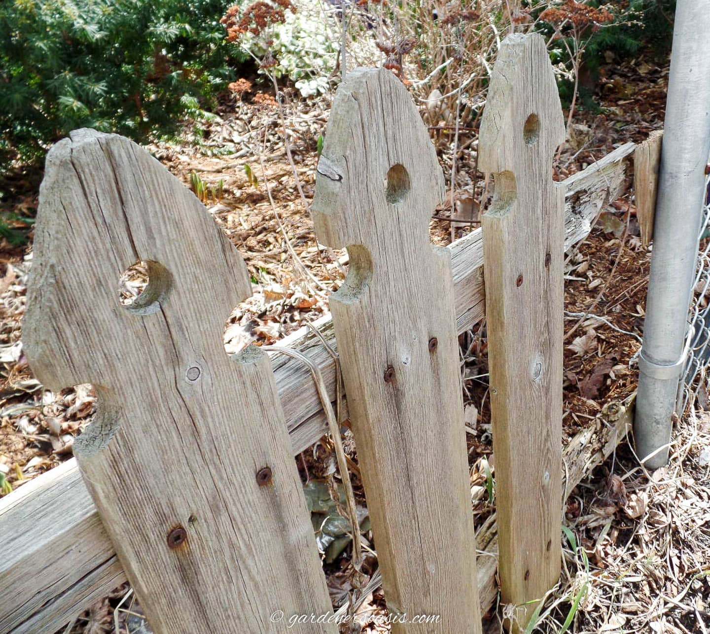 picket fence that needs to be repaired