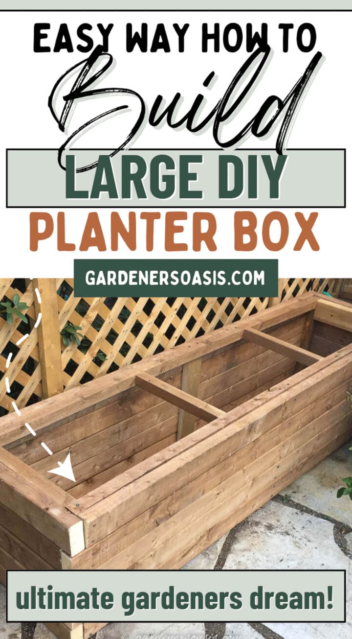 How to build a DIY planter box