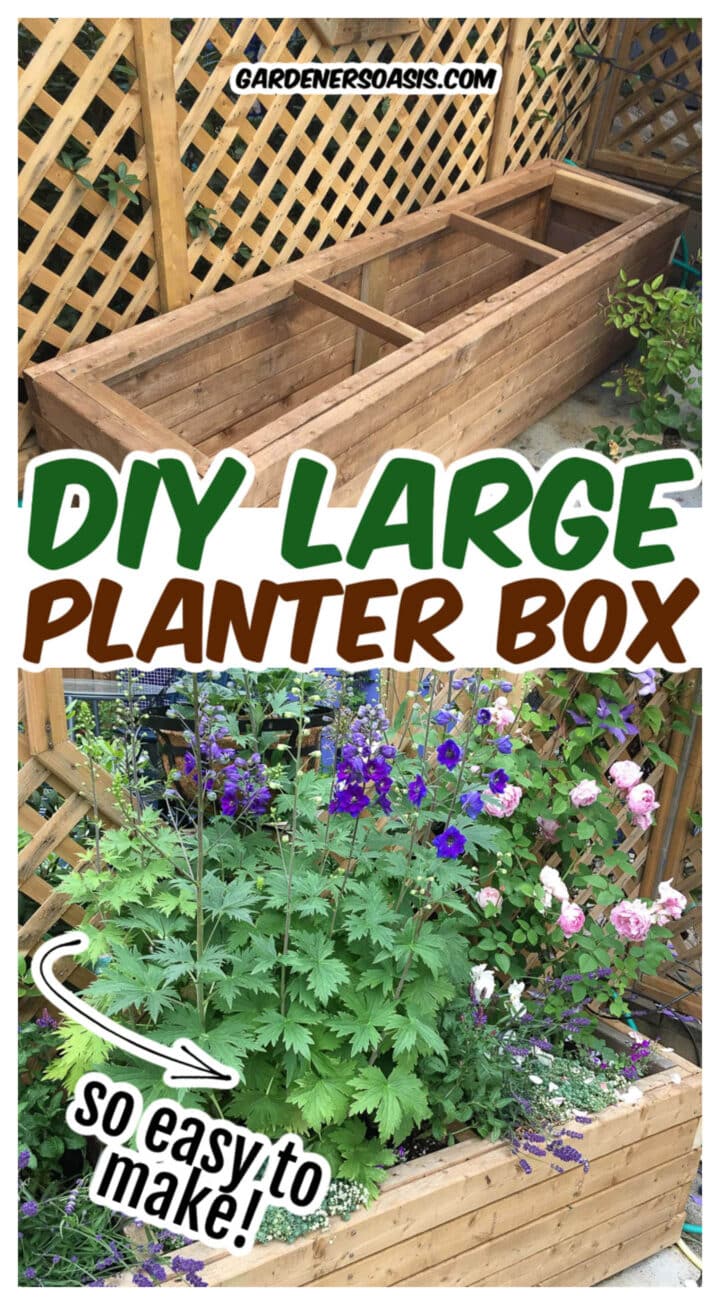 diy large planter box