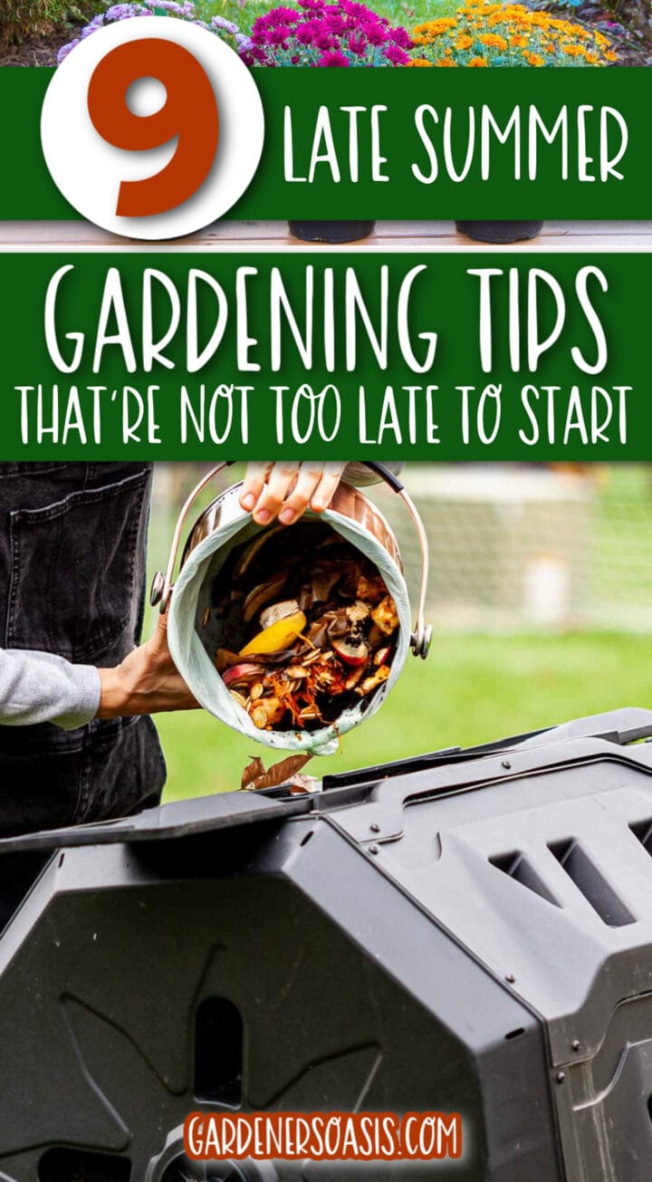 Late Summer Gardening Tips (Projects It's Not Too Late To Start)