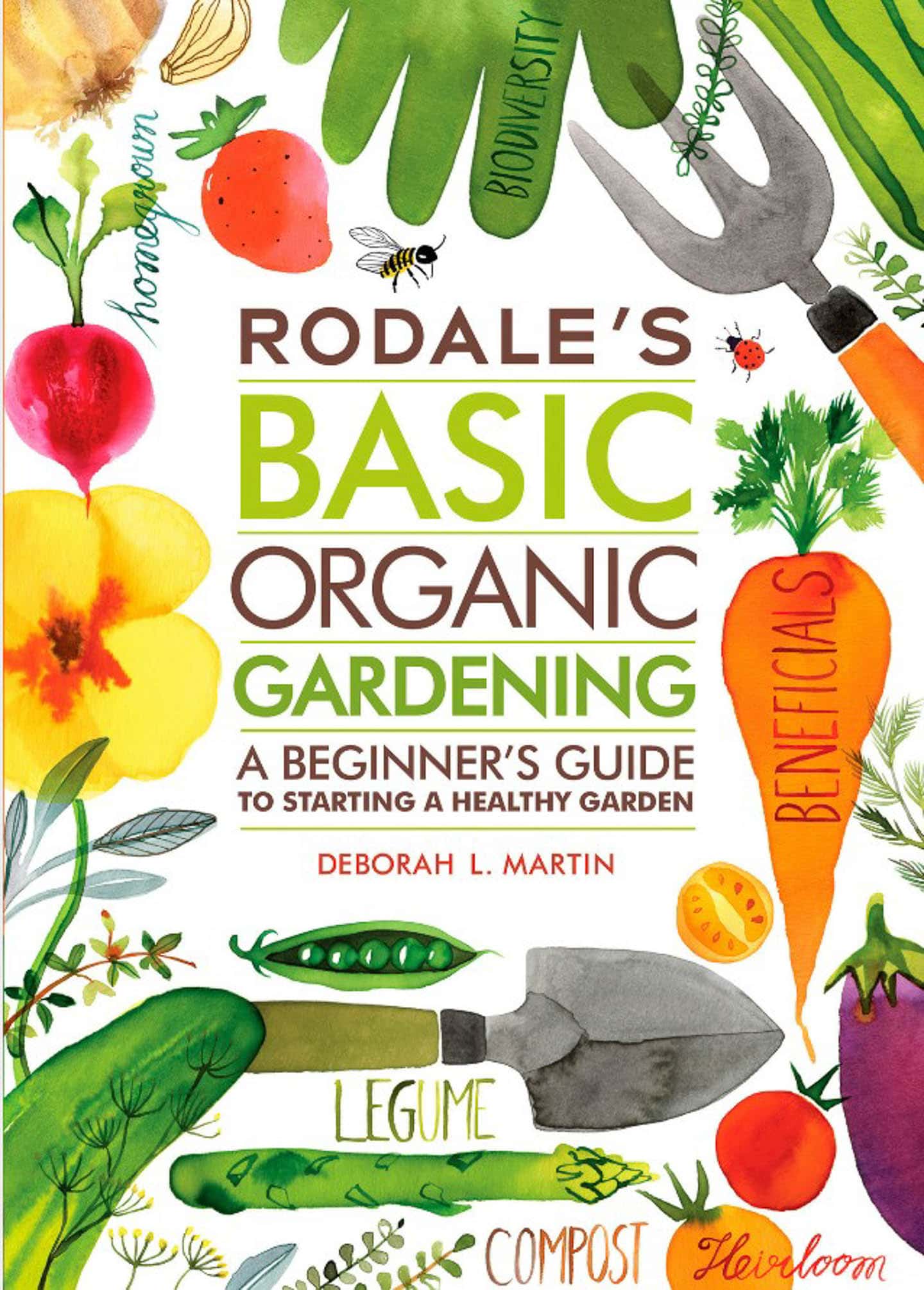 Book cover of Rodale's Basic Organic Gardening