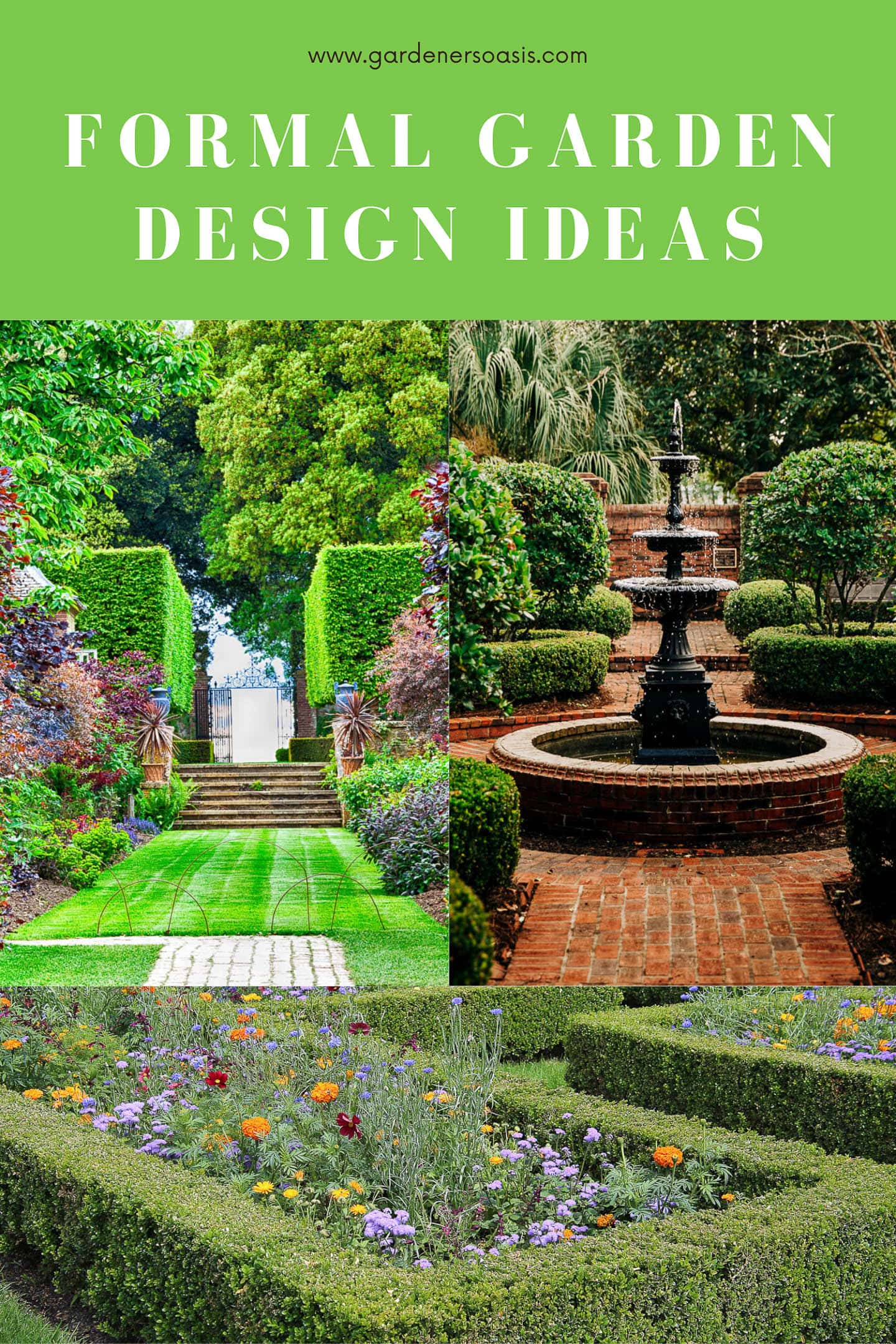 formal garden design ideas