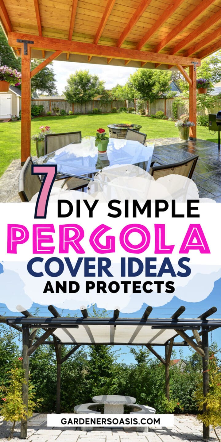 DIY Pergola Cover Ideas: 7 Ways To Protect Your Patio From Sun and Rain