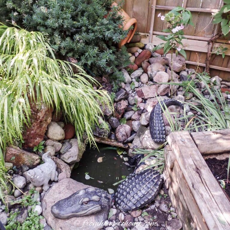River Rock DIY Water Feature (How To Make A Mini DIY Waterfall)