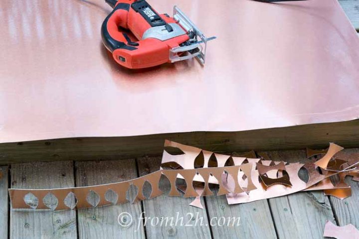 Cut off the used portion of the sheet
