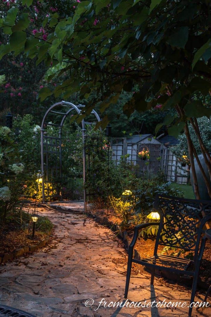 Path lighting is required so that people can see where they are going