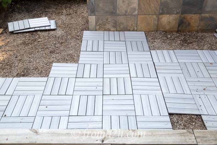 Make sure the tiles fit