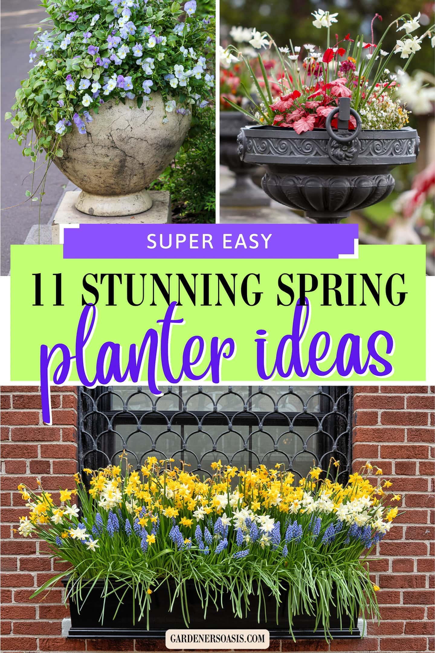 11 stunning spring planter ideas (that are super easy)
